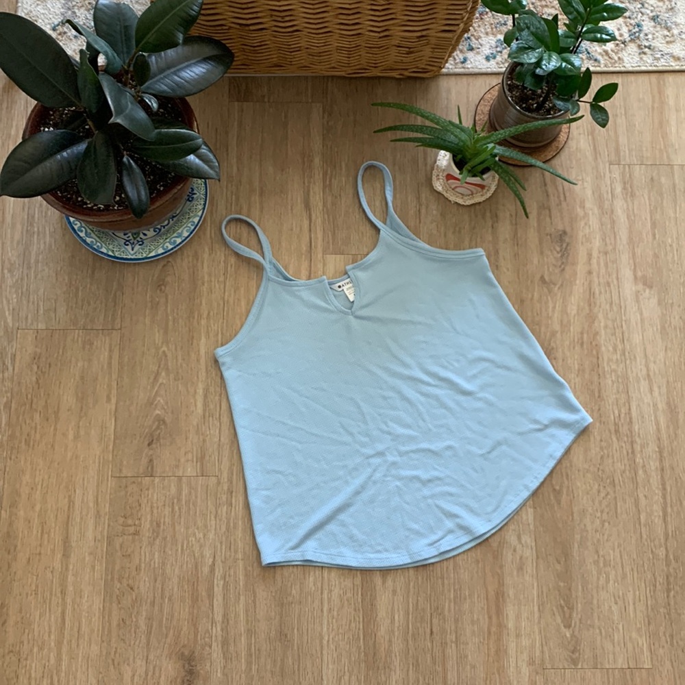 Athleta waffle knit tank top